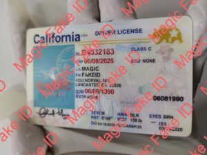 New California Driver License - Magic Fake IDs | Scannable Fake IDS