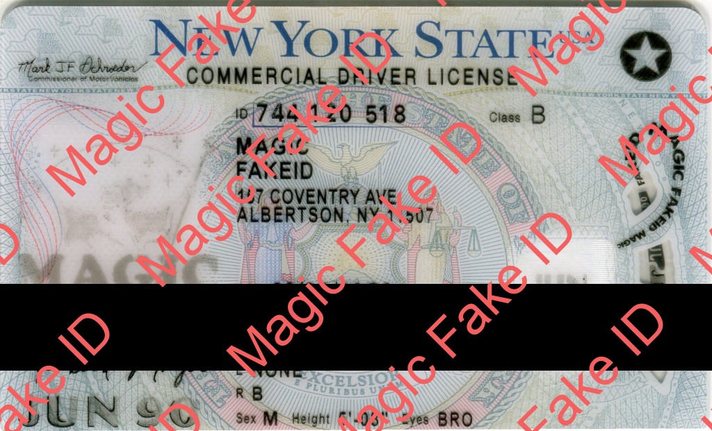 New York Driver License O21 Polycarbonate - Magic Fake IDs